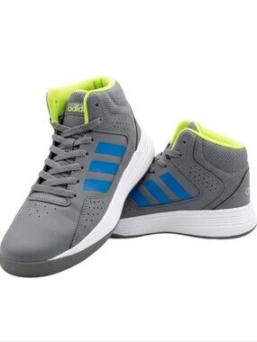 Adidas Cloudfoam Kids Gray and Blue Sneakers Size 4 Youth